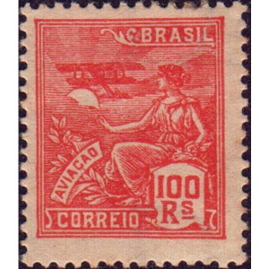 RHM 180 - 100 Réis - Aviação - vermelho