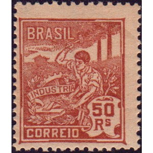 RHM 178 - 50 Réis - Indústria  - castanho