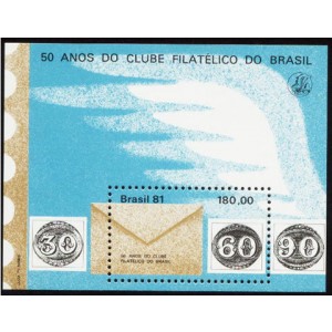 B-049 - 50 Anos do Clube Filatélico do Brasil