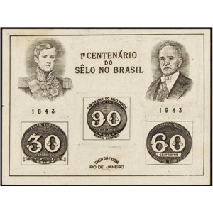 B-008 - Centenário do Selo Brasileiro